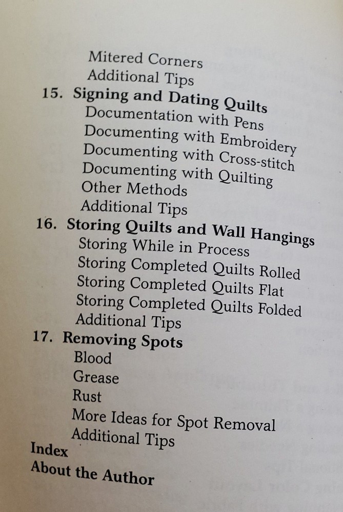 Vintage Tips for Quilters Book, Hints, Shortcuts, and Practical Suggestions