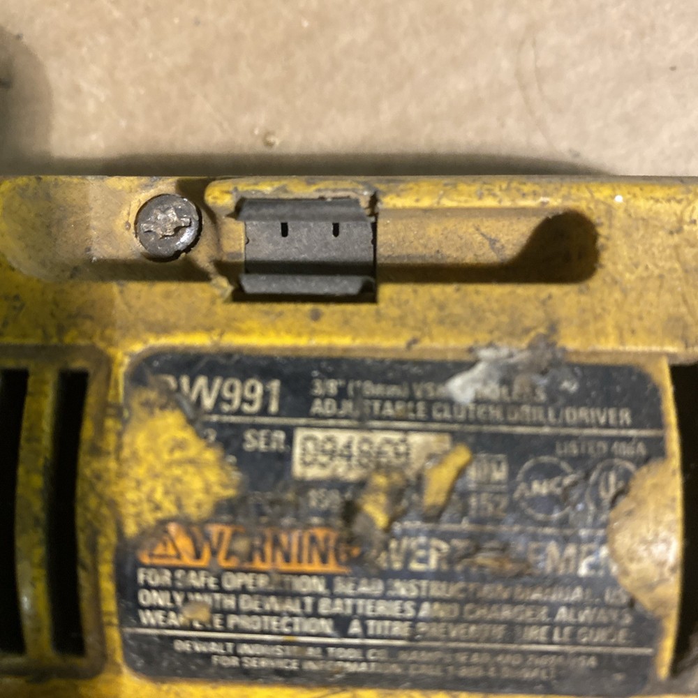 Dewalt Impact Model Dc 825 And Drill Model DW991