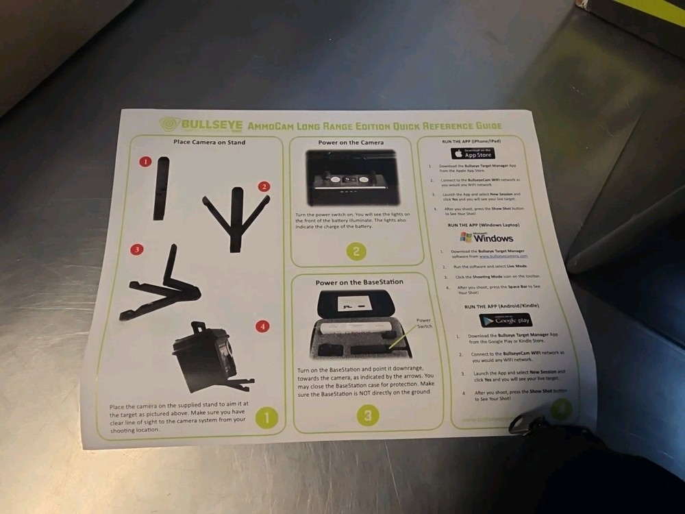 SME Bullseye Wireless Long Range Target Camera System 1 Mile Range