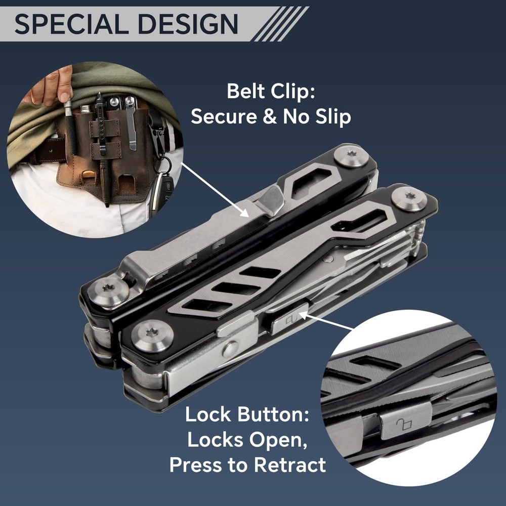 Side Storage Compartment Accessories, PT420-35240 Multitool with Bracket & Sh...