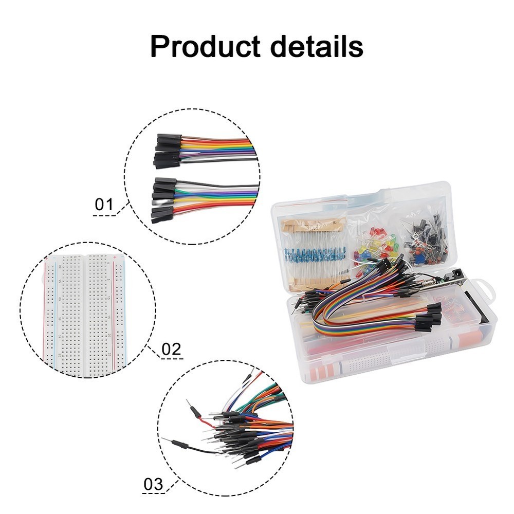 Starter Electronic Component Kit For Arduino Assortment Resistor Portable