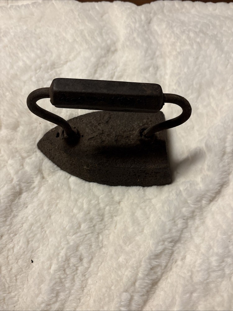 vintage cast iron clothes iron