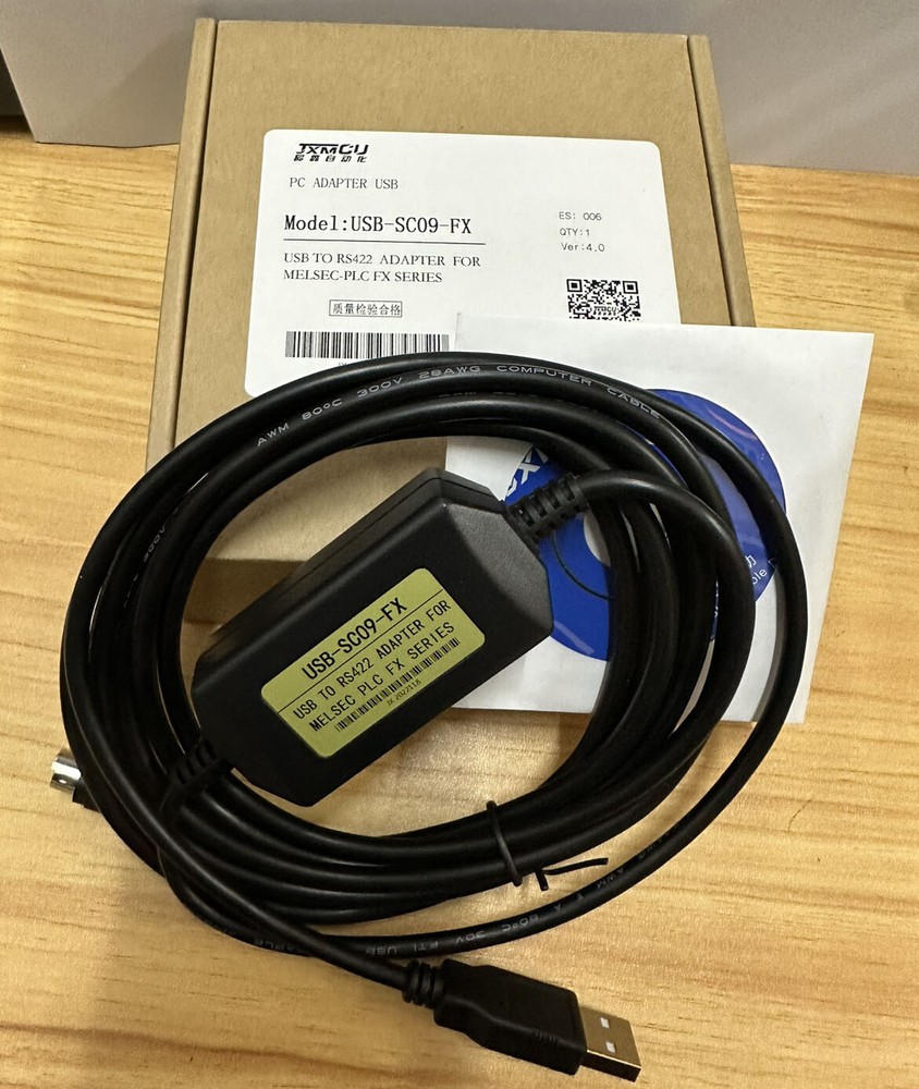 USB-SC09-FX PLC Programming Cable Replacement for Mitsubishi MELSEC FX