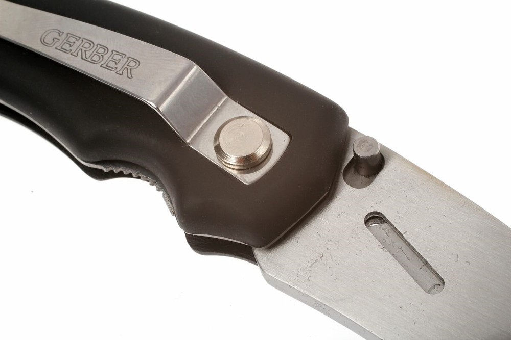GERBER Edge Black Rubber Handle Folding Knife - GE31000668