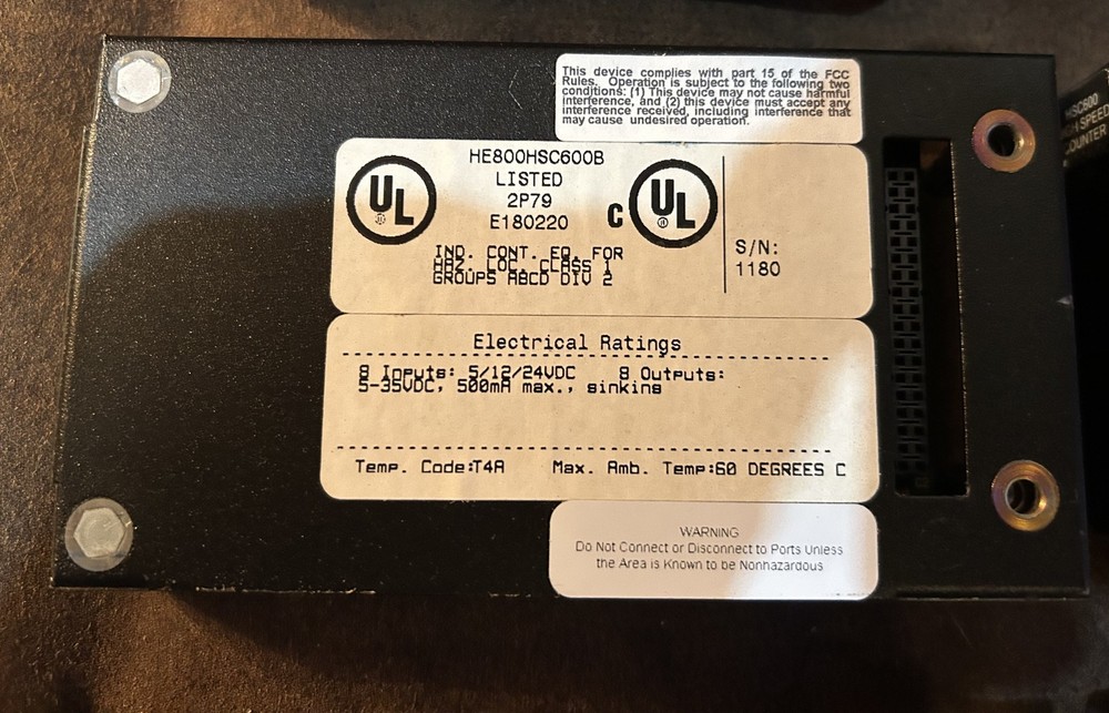 Used Horner High Speed Counter