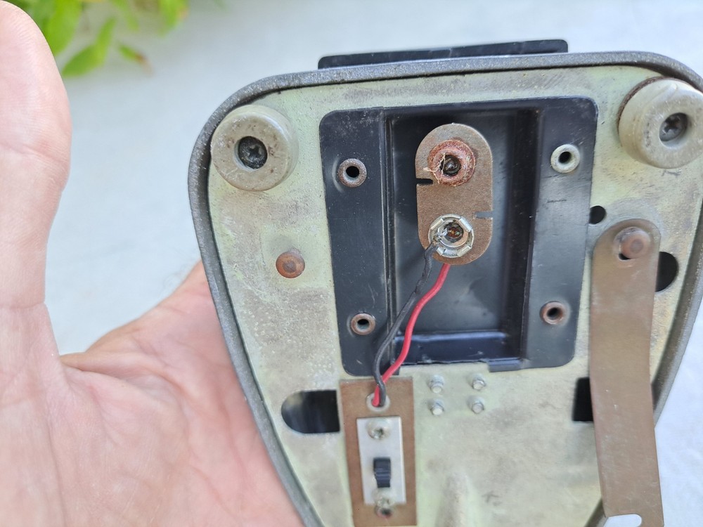 vintage green Turner transistorized SSB+2 desk ham CB microphone untested