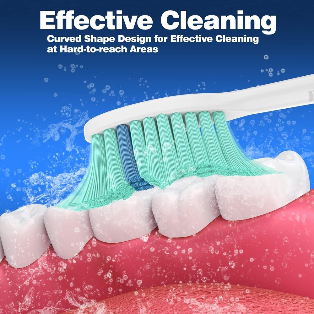 6 Pack Toothbrush Replacement Heads for Philips Sonicare E-Series,
