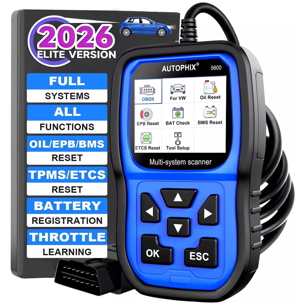 AUTOPHIX 5600 Full System Scan Diagnostic for VW Audi Check Engine ABS BMS TPMS