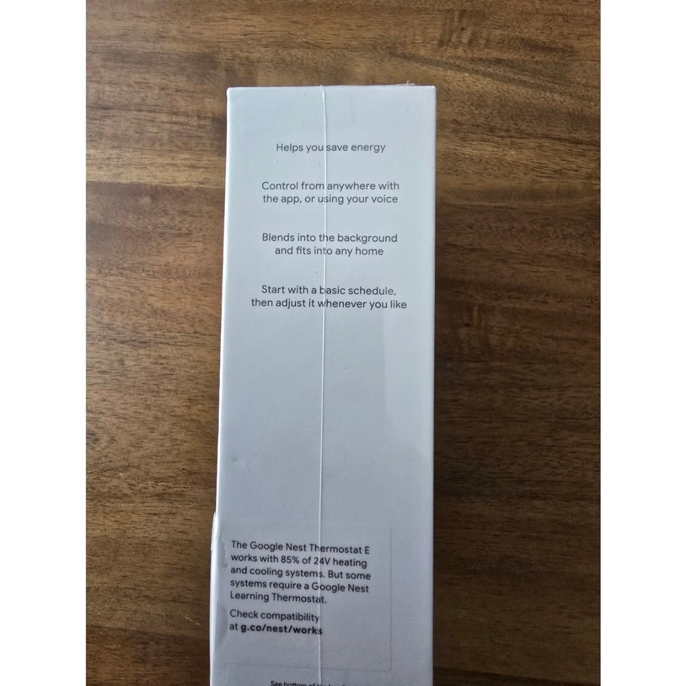 Nest Thermostat E Programmable Smart Thermostat - White Google