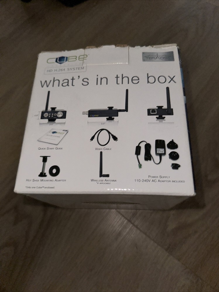 Teradek Cube 150 HD-SDI H.264 Video Encoder With Box And Cables