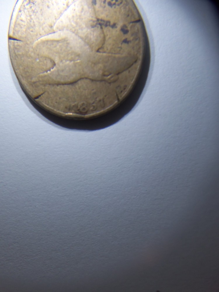 KEY DATE 1857 FLYING EAGLE CENT