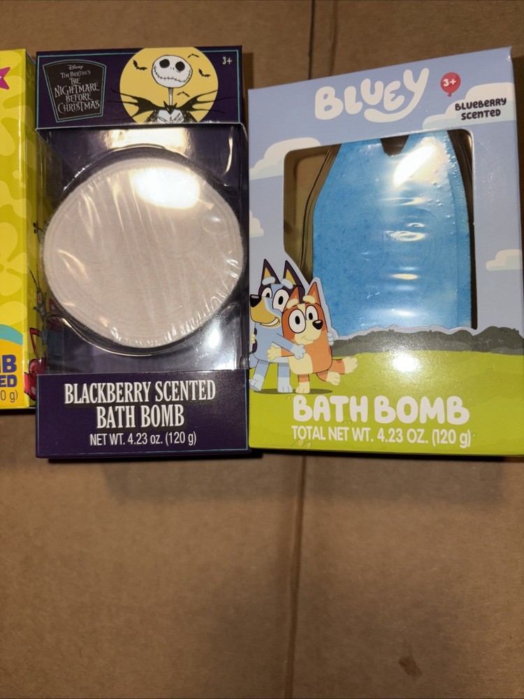 Bath Bombs Stitch SpongeBob Bluey Stitch NEW