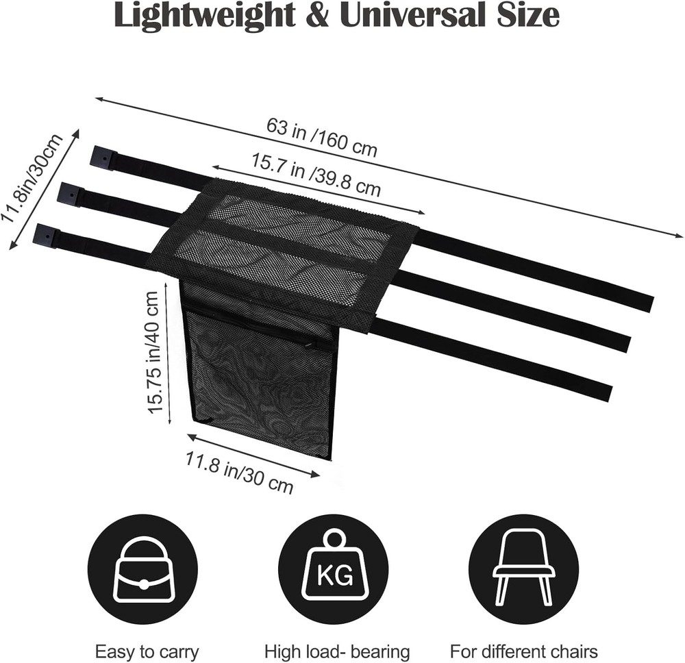 Universal Tree Stand Seat Replacement with Pocket, 16 X 12Inch black-1