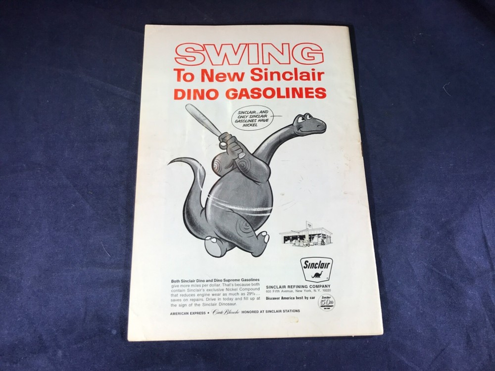 P3-82 NEW YORK YANKEES 1966 SCORECARD AND OFFICIAL PROGRAM