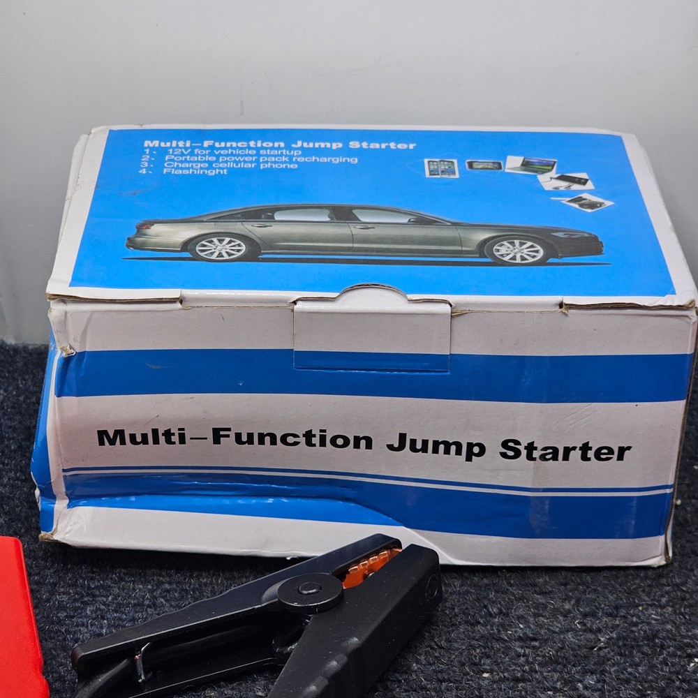 Multi-Function Jump Starter 12V Portable Powerbank function w/ Flashlight