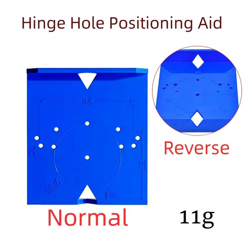 Cabinet Hinge Jig 2pcs for Dual Side 35mm 40mm Hinges with Precise Alignment