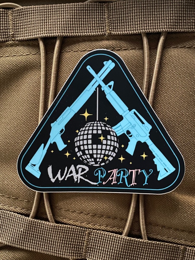 WarParty Vinyl Sticker by Diamondback Designs