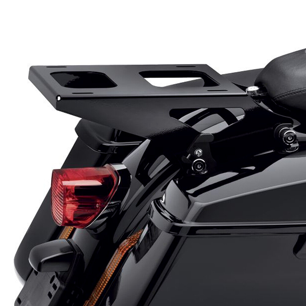For 14-23 Harley Touring Quick Release Two-up Tour Pack Rack Mount + Docking Kit