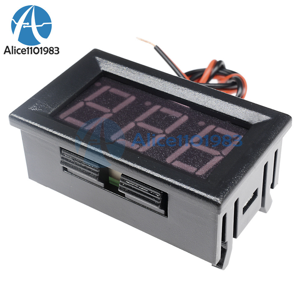 0.56" DC4.5-30V Voltmeter LED Panel Three Digital Display Volt Voltage Meter Red