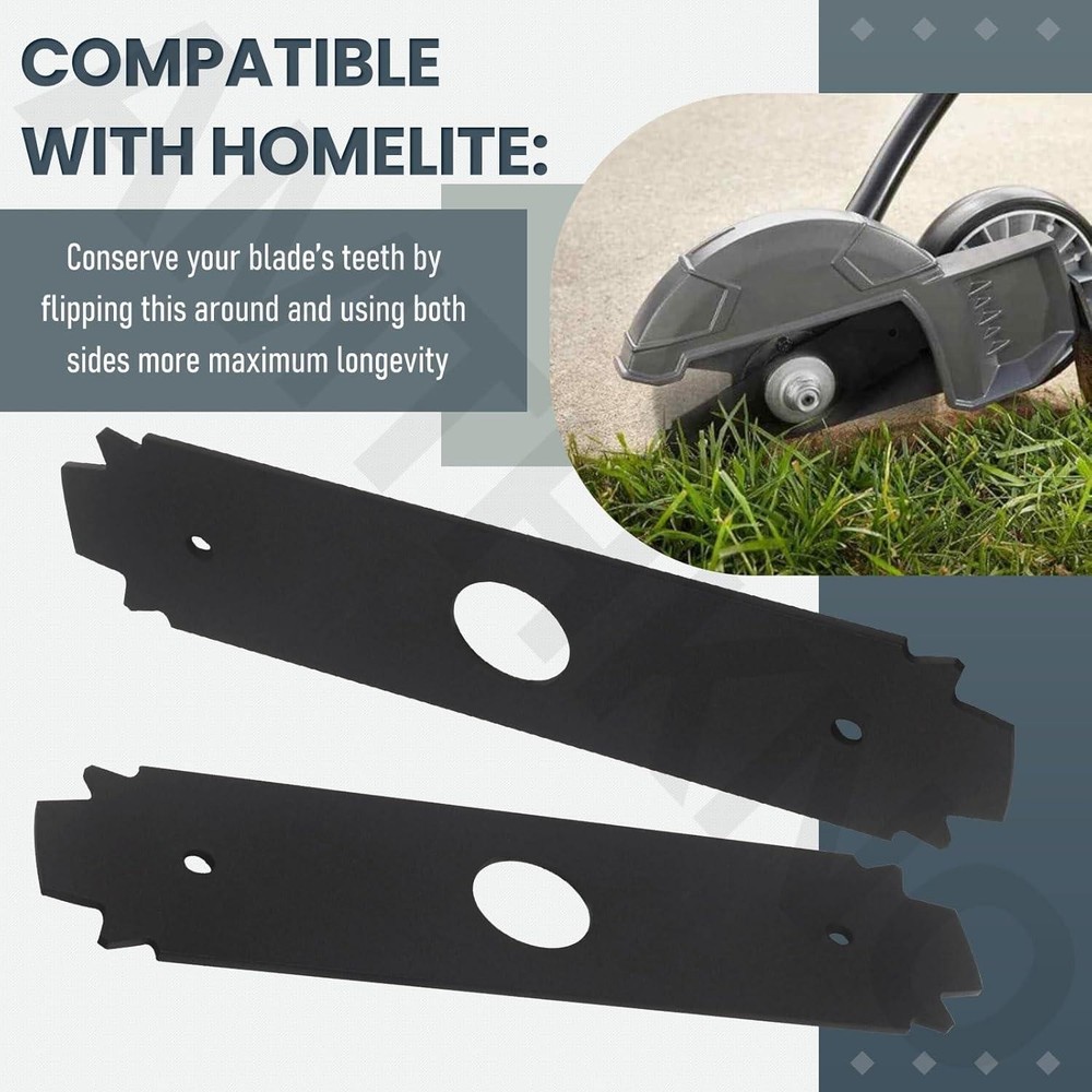 Ac04215 Reversible Heavy Duty Hardened Steel Edger Blade - for Replacement Ryobi
