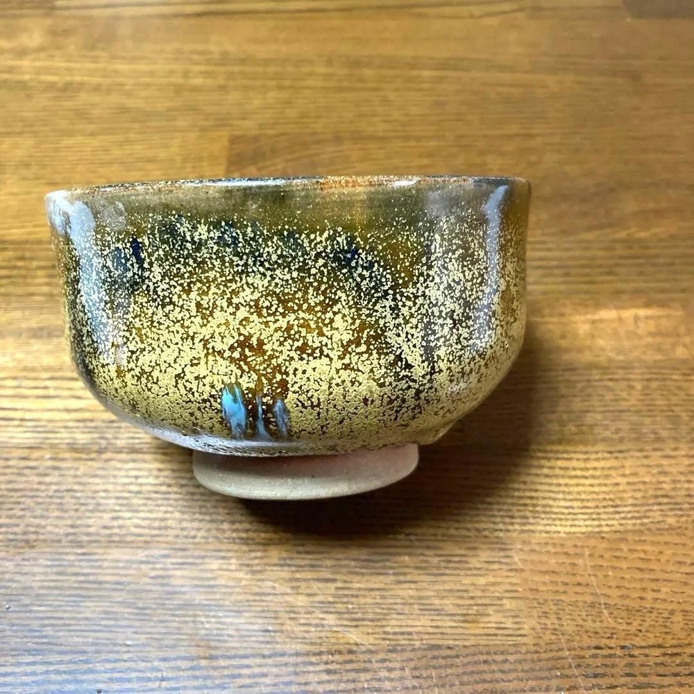 Tea Utensils Handmade y gold and black gradation