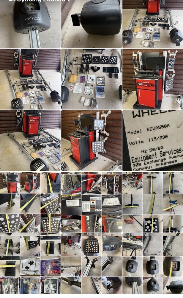 Snap on/ John Bean EEWA550A Wheel Aligner System With Accessories ￼