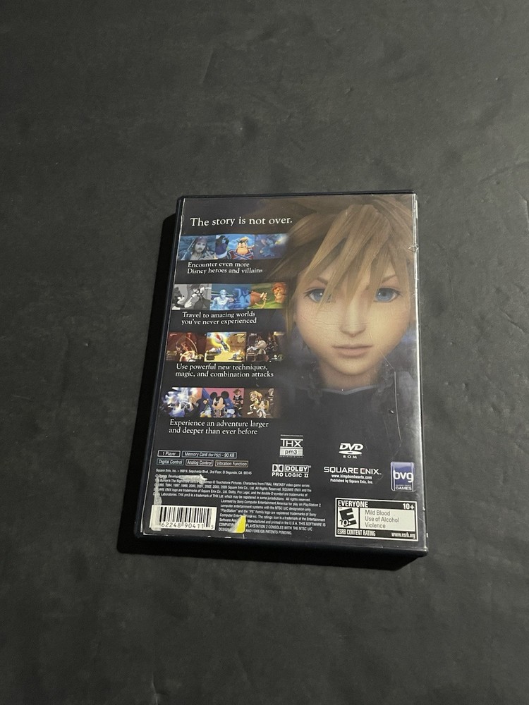 kingdom hearts ps2 Case only