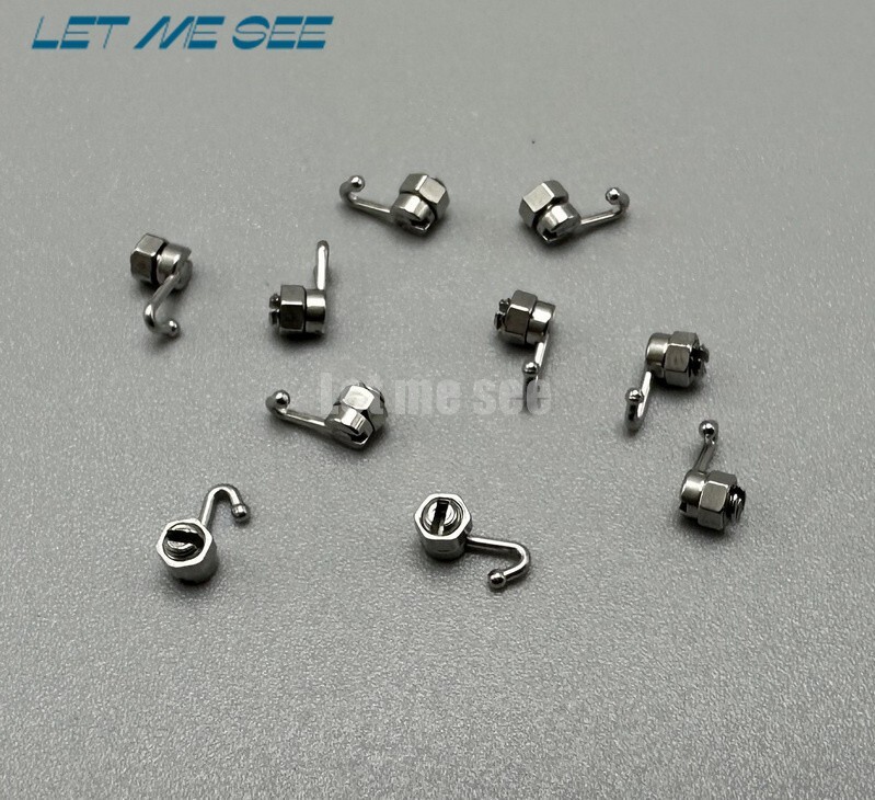 Dental Orthodontic Crimpable Hooks Arch Wire Stop Locks Activity Hook Left Right
