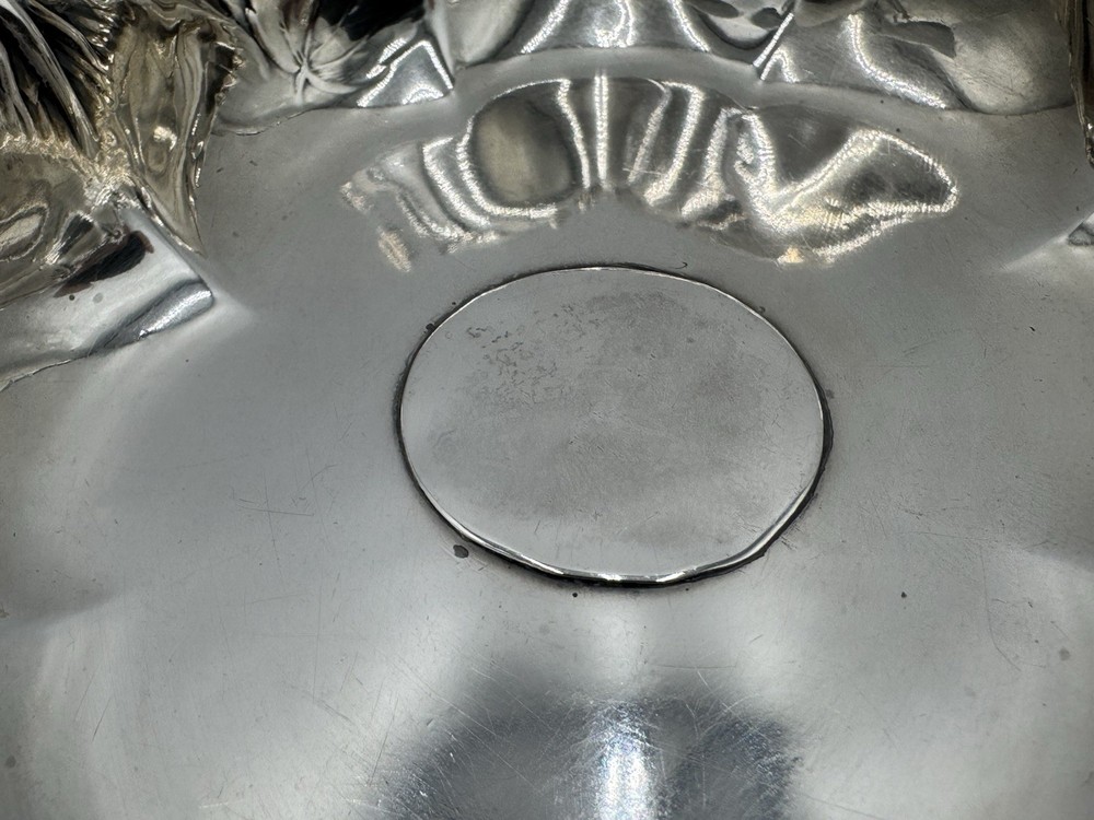 Pair Whiting Sterling Silver Nut Candy Dishes