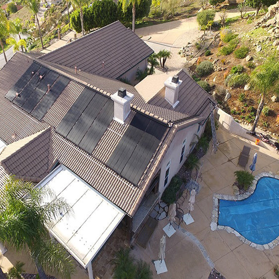 Industrial Grade Solar Pool Heater Panel - Advanced High-Wind Mounting Security