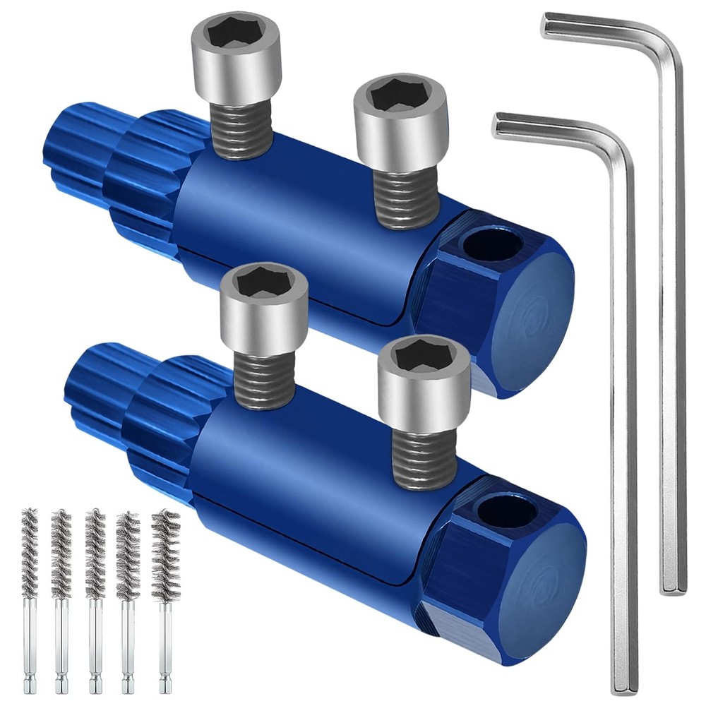 2PCS Broken Pipe Extractor Tool, Stripped Screw Extractor, Faucet Blue