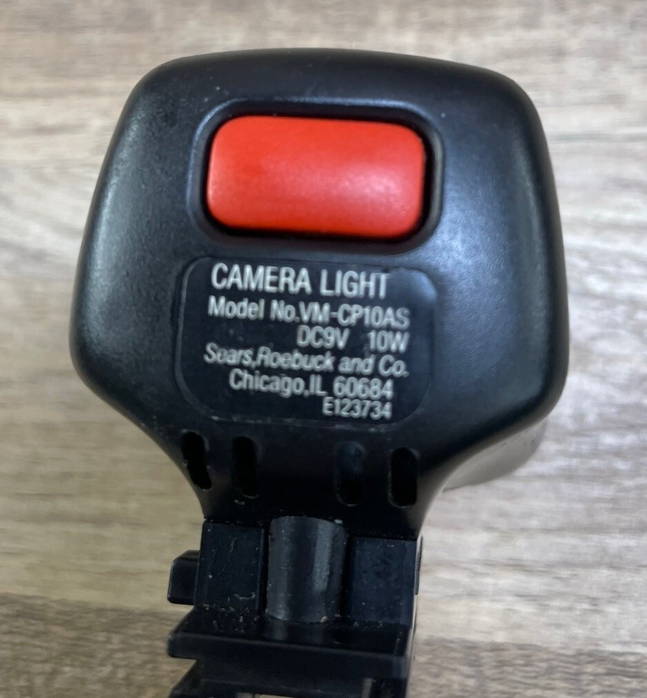 Genuine SEARS Camcorder VM-CP10AS Camera Light E123734 For JVC