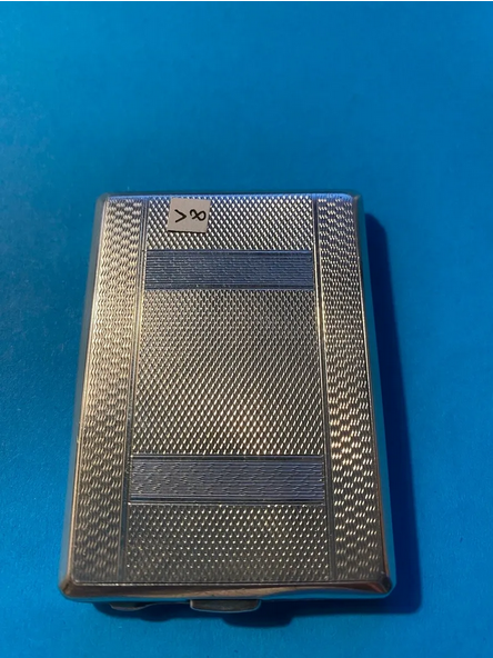 Silver Matchbook (Vesta) Case - 1933 Robert Pringle & Sons - B'ham