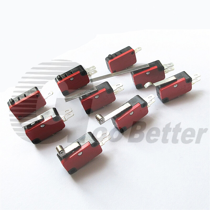 Microswitch Limit Switch Long Curved Roller Lever Snap Action Micro Limit Switch