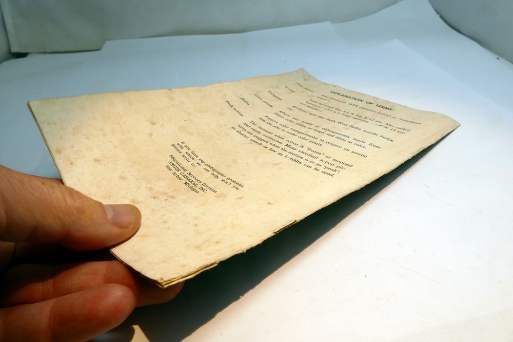 Argus C Cameras Flash Instruction Manual User Guide Book