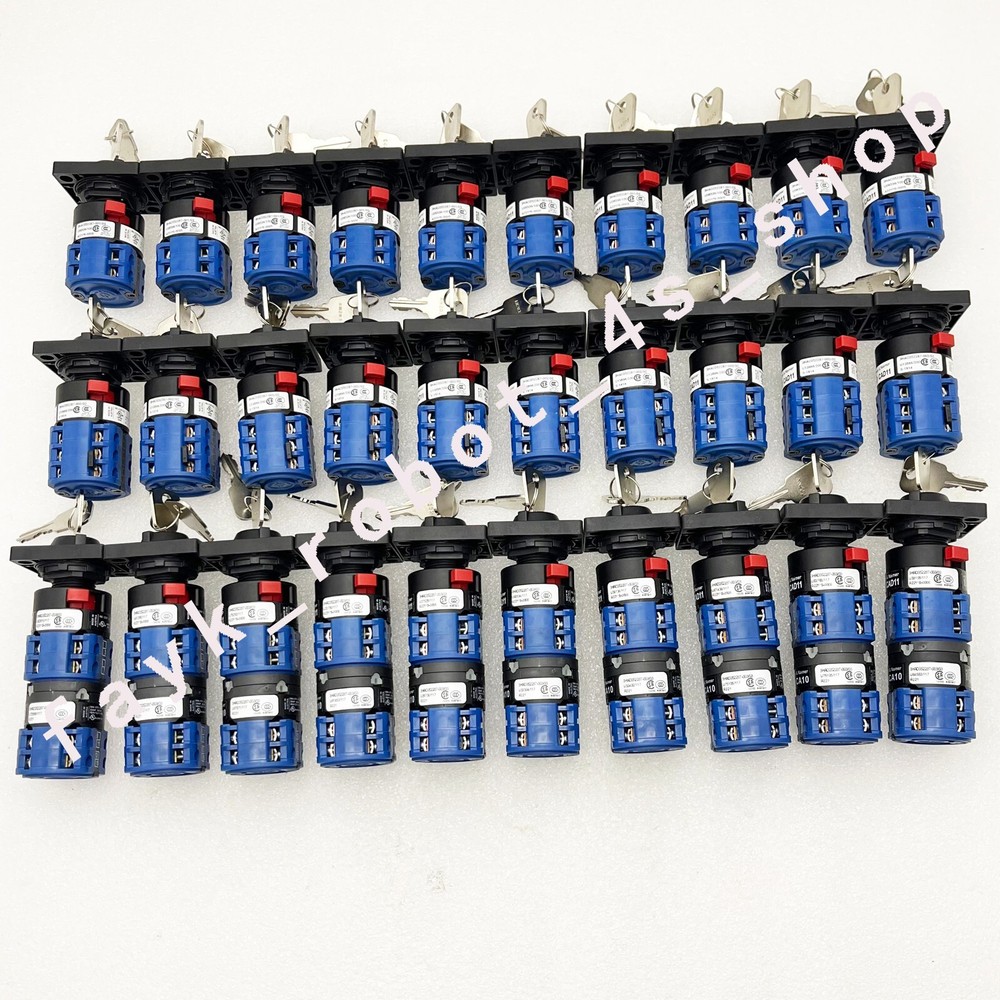 ON6KB Control cabinet 3-speed mode switch W/keys For ABB robot controller parts