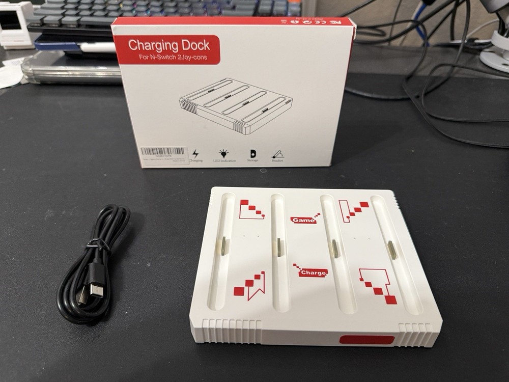 Nintendo switch 2 Joycon 4 Controller Charging Station