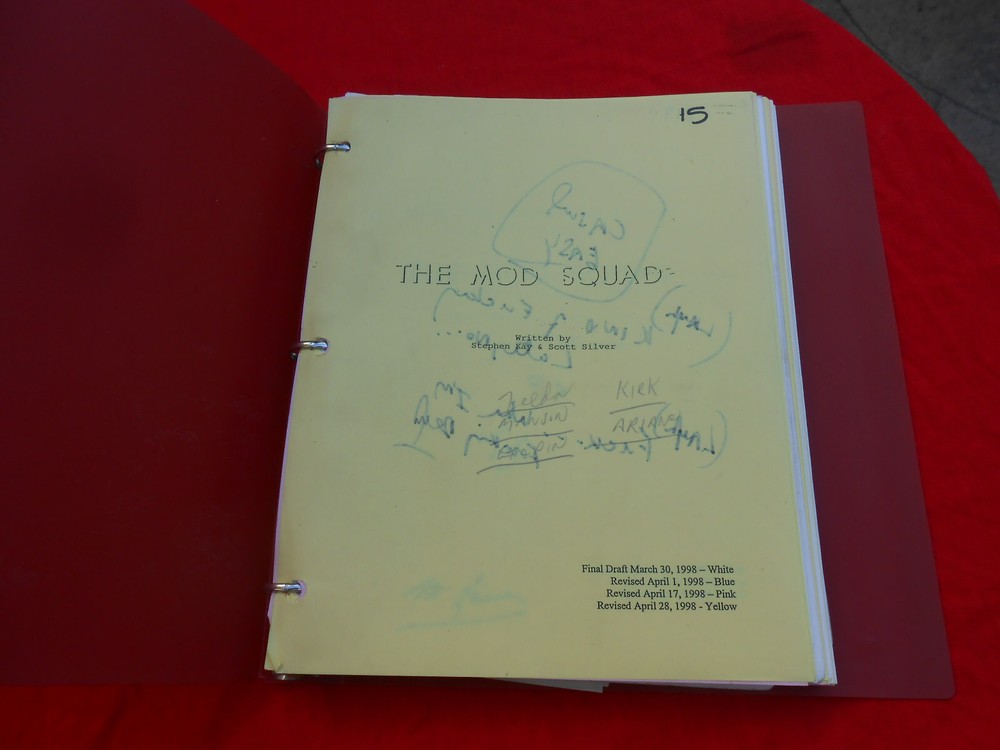 THE MOD SQUAD-ORIGINAL MOVIE SHOOTING SCRIPT-SCREENPLAY FINAL DRAFT-MORE