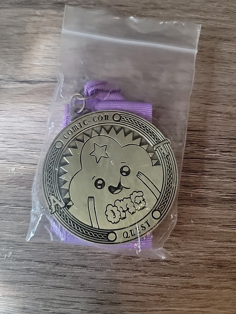 SDCC San Diego Comic Con 2012 Adventure Time Quest Medal