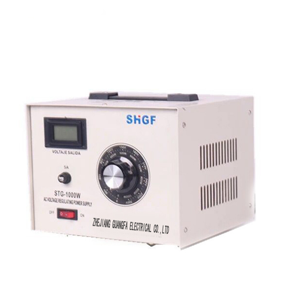 Single Phase STG-1000W Variac Transformer Variable AC Voltage Regulator 0-300V