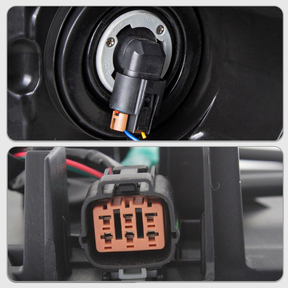 For 2014-2017 Mazda 6 Halogen Headlights Assembly Driver & Passenger Side w/Bulb