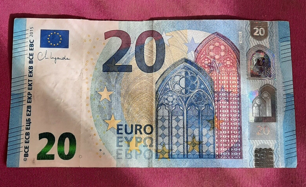 rare euro 20 banknote