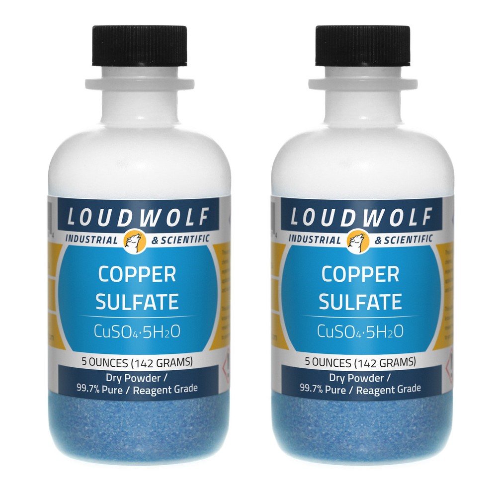 Copper Sulfate, 10oz, General Purpose Grade, Sturdy Bottle SHIPS SAME DAY