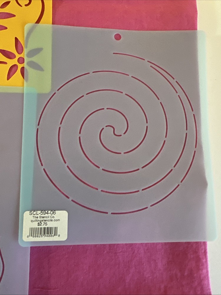 Lot - Quilting Stencils - 8 - Various Patterns, See Photos