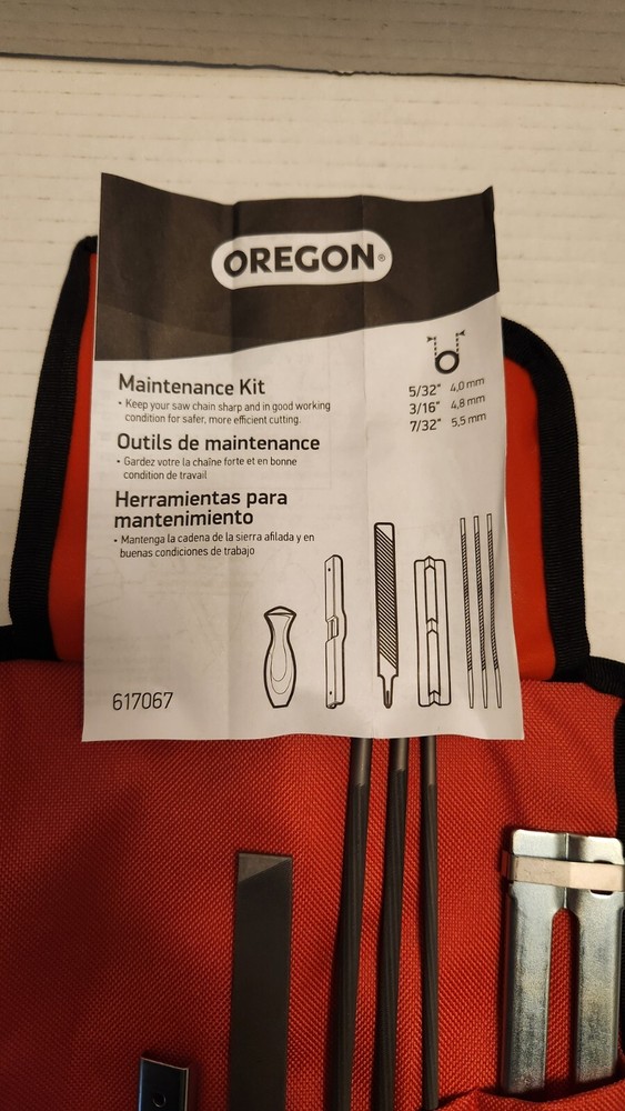 New OREGON Chainsaw Field Sharpening Kit Open Box