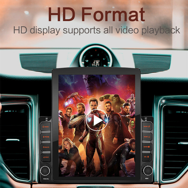 Android Car Vertical Screen Audio Stereo Bluetooth Autoradio Multimedia GPS Navi