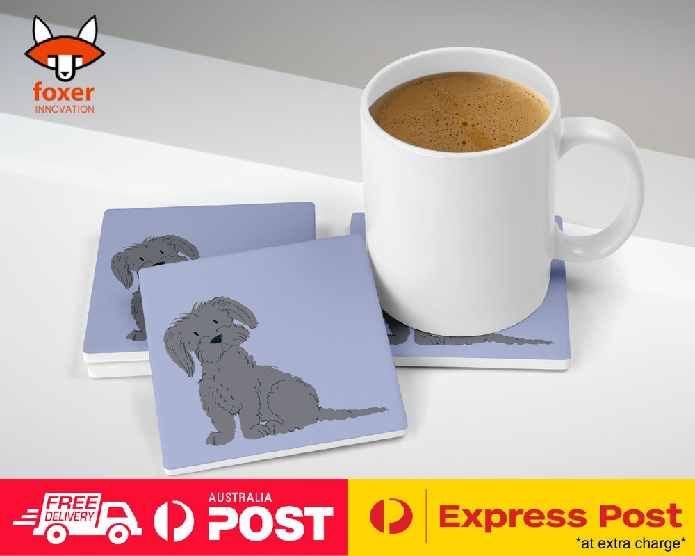 COASTER COFFEE DRINKING MAT|MALTESE DOG 2