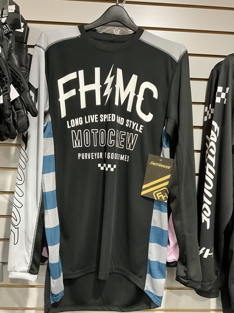 Grindhouse Cypher Jersey - Black/Silver - Large