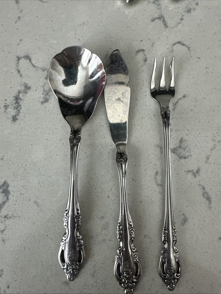Oneida BRAHMS Community Stainless Flatware & Serving/Hostess 88 Pieces