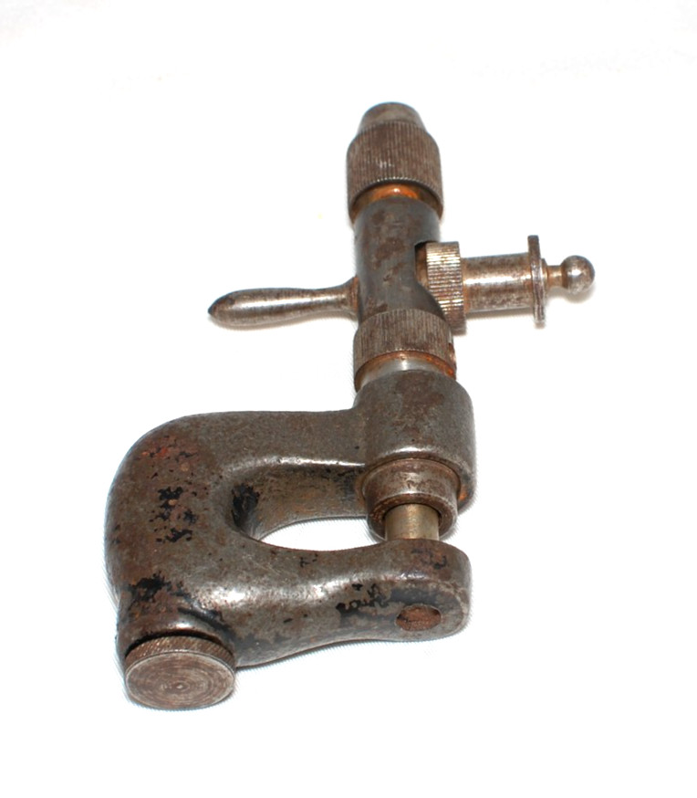 Antique Leather Sewing Awl / Rivet Setter